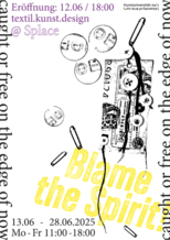 caught or free on the edge of now (Blame, the spirit!)
