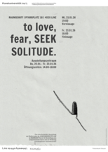 Plakat seek solitude