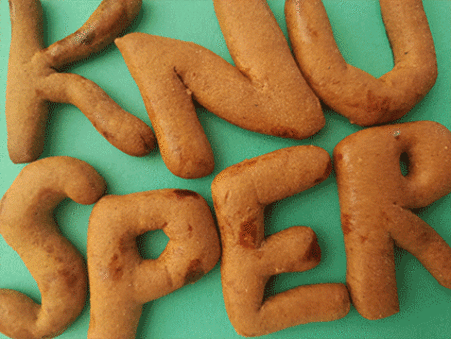 Lebkuchen-Buchstaben